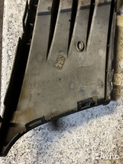 Накладки на бампер volkswagen polo