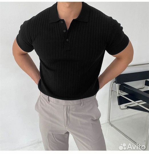 Винтажное поло в стиле old money