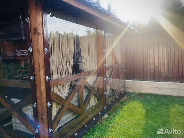 Мягкие окна на веранду, террасу, беседку