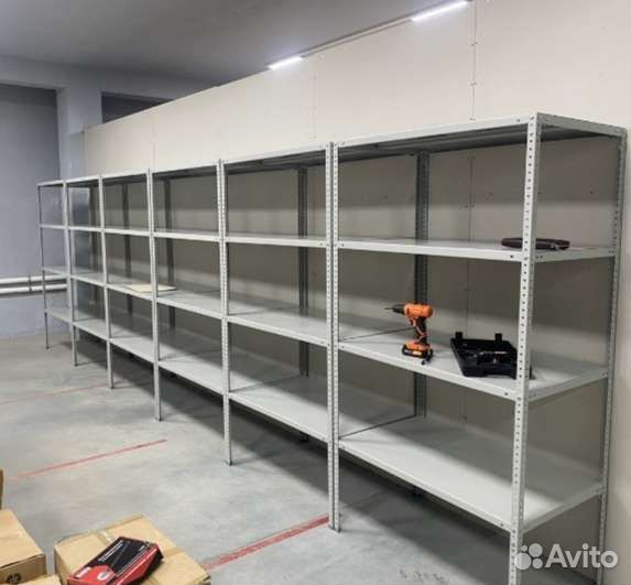 Металлический универсальный стеллаж 500х1000х1800