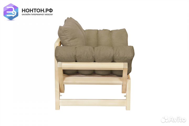 Диван кушетка Амбер-2 светло-коричневый