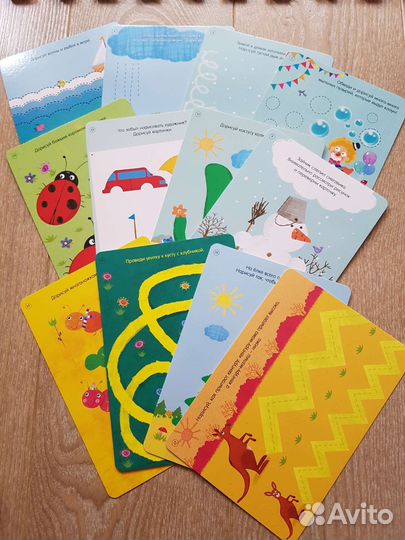 Развивающие карточки Робинс для малышей