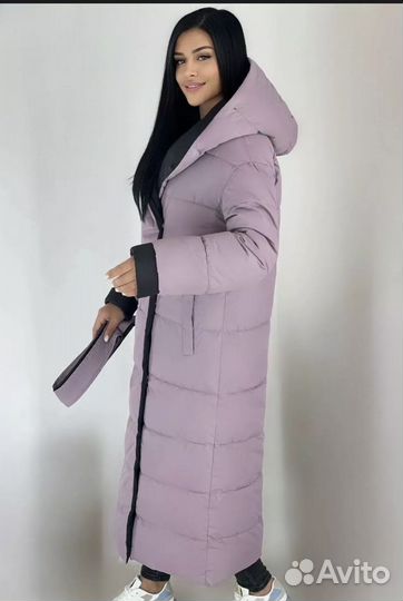 Пуховик женский длинный 44 46