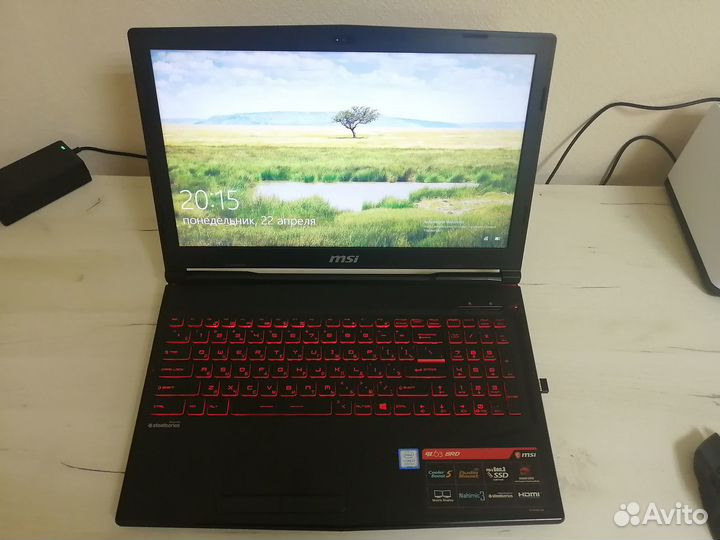 Поутбук MSI Intel core i7 восьмого поколения