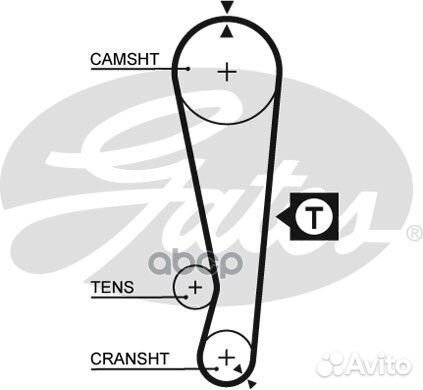 Ремень грм 5227XS Gates
