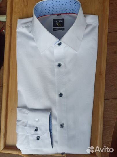 Рубашка olymp super slim ворот 40 M