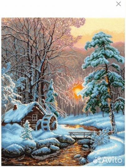 Остатки набора Зимний лес