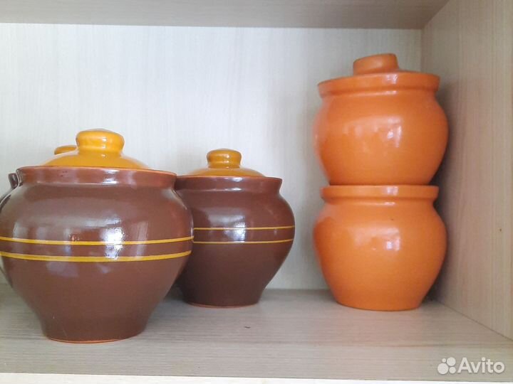 Глиняный горшок для запекания