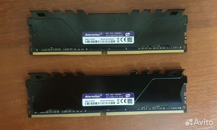 Оперативная память DDR4 2666 Atermiter 2x8Gb