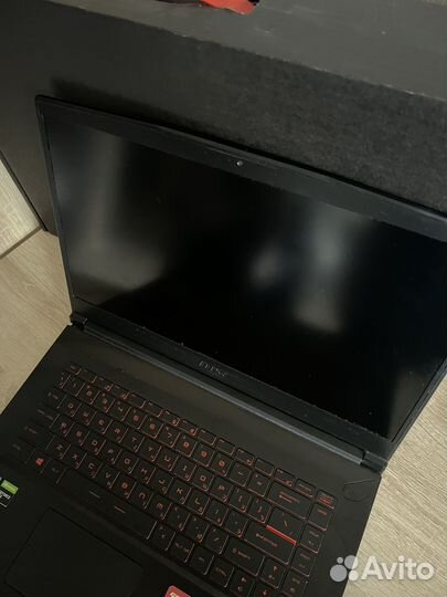Ноутбук MSI gf63 thin
