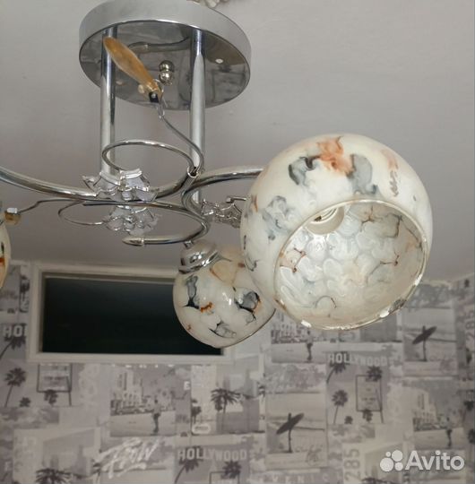 Люстра потолочная бу