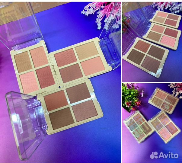 Румяна матовые