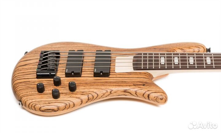 Spector ReBop5DLX Exotic Zebra Wood Top