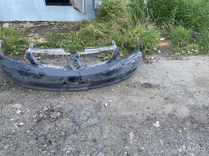 Бампер передний lancer 9 рестайлинг