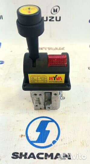 Кран подъема кузова hyva 3 отверстия shacman howo