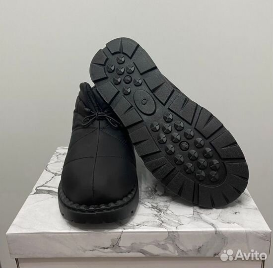 Новые черные дутики зимние стиль Prada 39