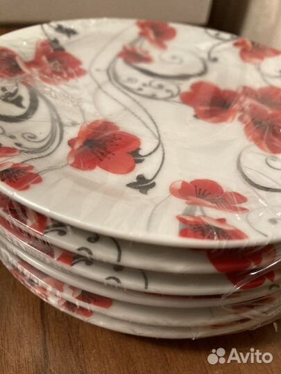 Набор тарелок для пирожных новый