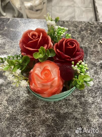 Букеты из мыла ручной работы