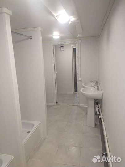 Аренда душевой бытовки для строителей