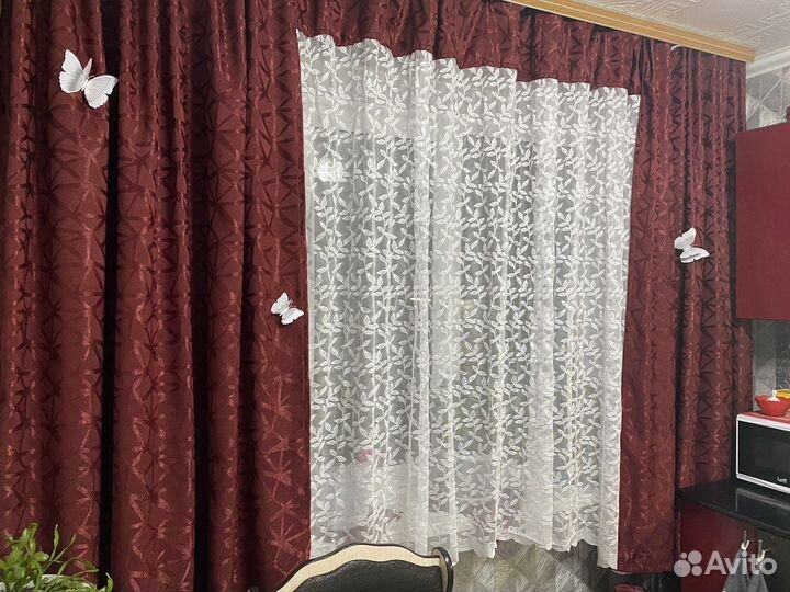 Шторы и тюль на кухню