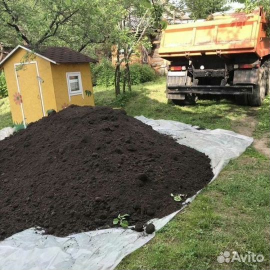 Плодородный грунт, удобрения