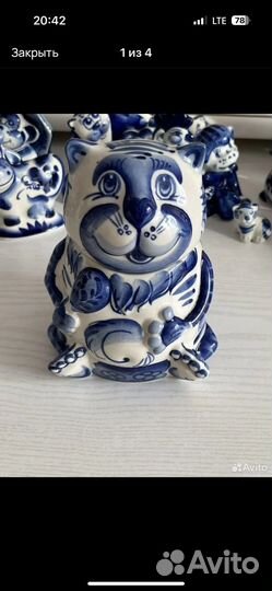 Фигурка гжель