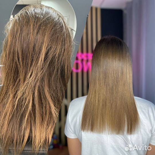 Кератиновое выпрямление, ботокс, тотальное вос-ие