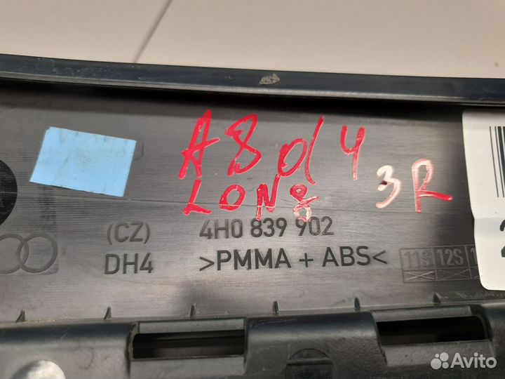 Накладка рамки двери задняя правая Audi A8 S8 D4 2