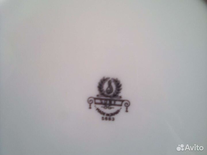 Старинная тарелка