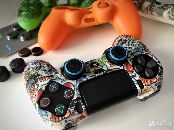 Чехлы и насадки для Dualshock PS4