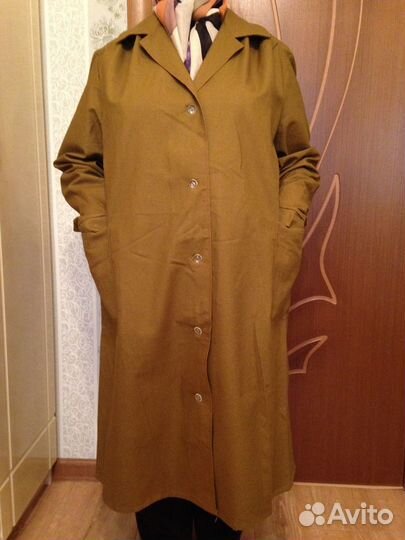 Жен. новый рабочий халат СССР х/б 56 размера