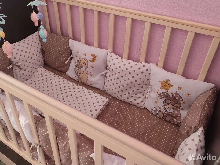 Бортики в кроватку