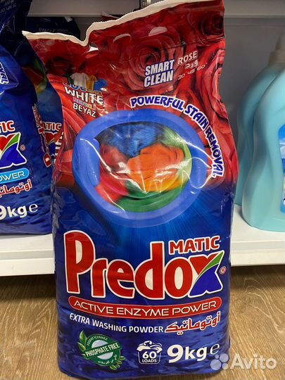 Predox стиральный порошок Роза 9 кг