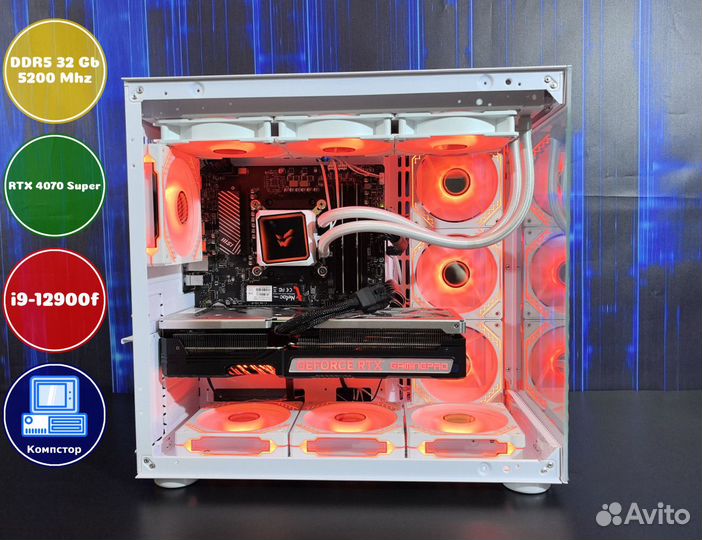 Игровой пк новый i9-RTX4070SUP-32DDR5-VCW71382-B760