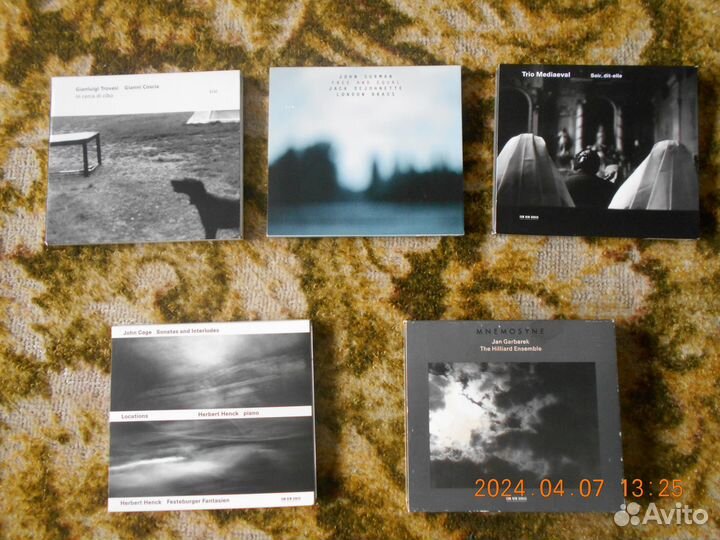 ECM сd (Garbarek, Trovesi, Surman, Cage, Henck, Tr