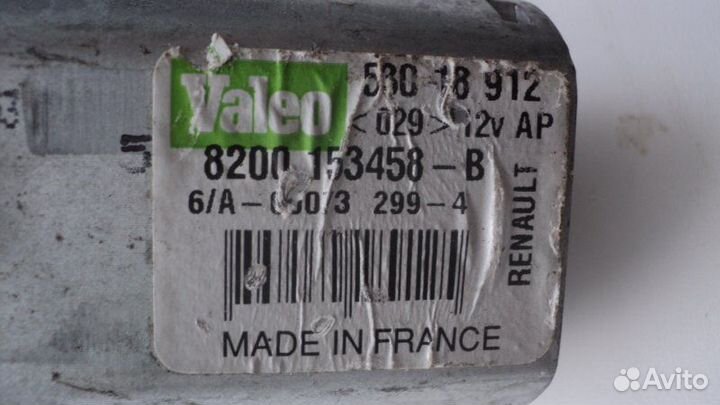 Моторчик дворников задний Renault Megane 1.5 2004