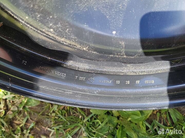 Диски штампованные новые оригинал Dodge neon r14