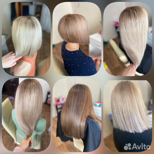 Окрашивание волос, парикмахер колорист