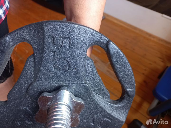 Штанга гриф блины