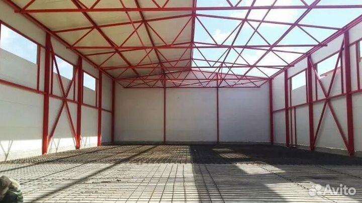 Склад 20х12х6 из сэндвич панелей