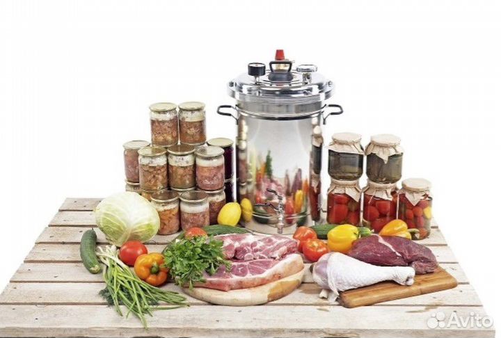 Автоклав Булат на 18 литров, нерж.сталь