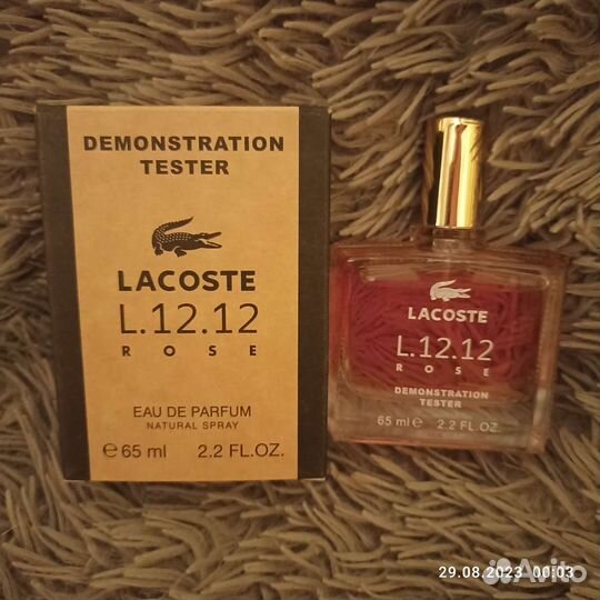 Духи. Tecтеры. Lacoste L.12.12 rose