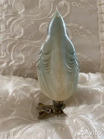 Стеклянная елочная игрушка Царевна Лебедь