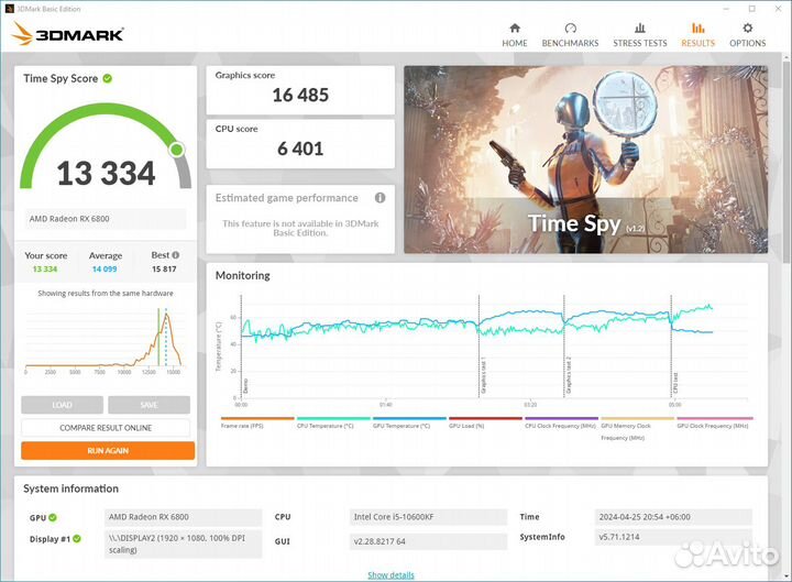 Sapphire Radeon RX 6800 16 Gb Nitro+