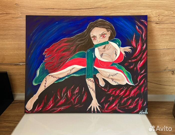 Интерьерная картина аниме