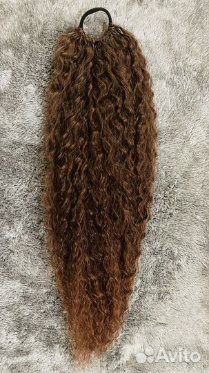 Афрохвост на резинке кудрявый