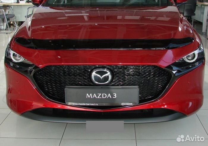 Дефлектор капота Mazda 3 Хетчбэк (2019-2022)