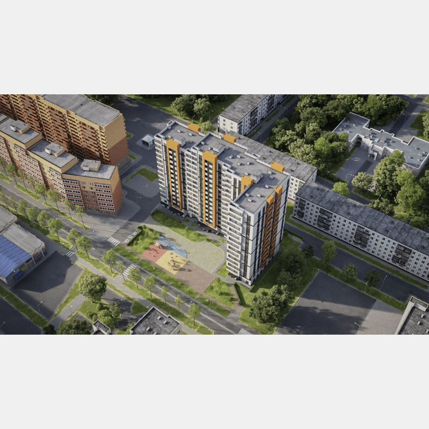 1-к. квартира, 43,6 м², 2/16 эт.
