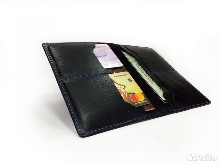 Обложка для документов натуральная кожа