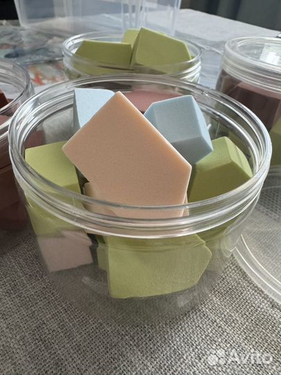 Спонжики в банке